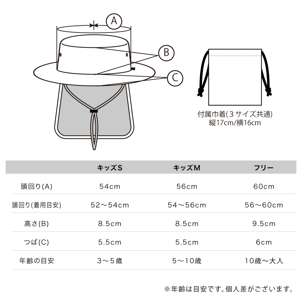 サイズ表