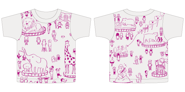 Tシャツ「ZOO OJICO」東山動物園バージョン