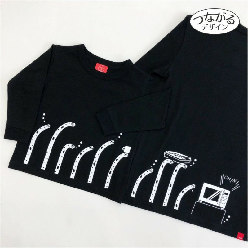 長袖Tシャツ（袖口リブ）「CHIN！ANAGO」（チン！アナゴ）