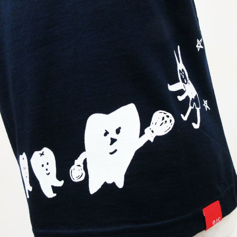 半袖Tシャツ「TSUYOIHA」（つよい歯）10Aサイズ・カラー/レッド | T
