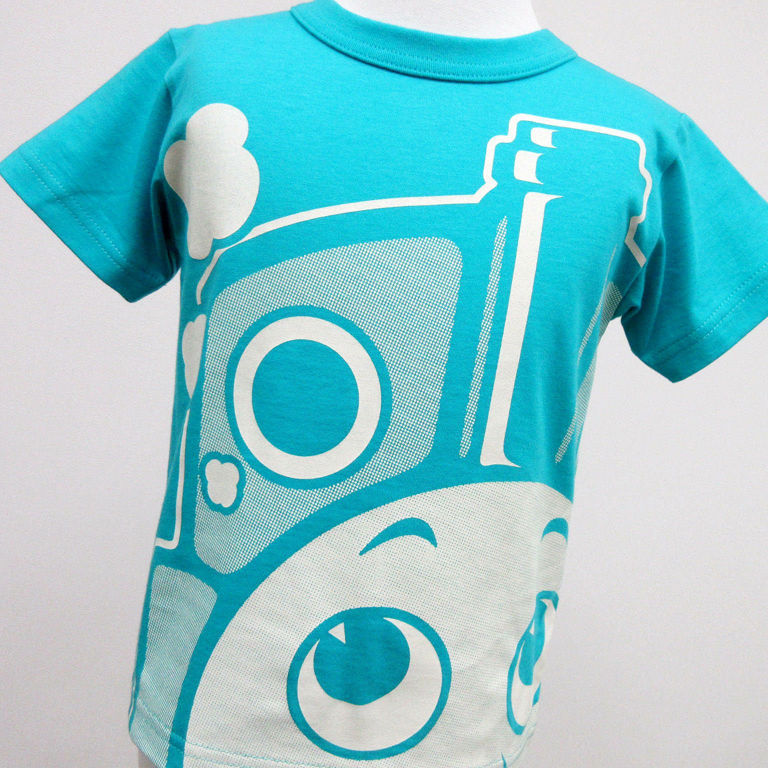 きかんしゃトーマス Ojicoコラボレーションtシャツ サイクロン トーマス 10aサイズ カラー ターコイズ Tシャツのojico