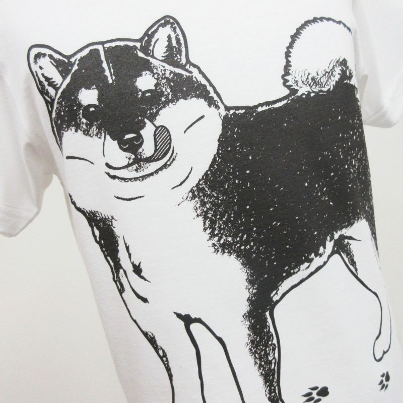 半袖tシャツ Inu Mo Arukeba Bo Ni Atari 犬も歩けば棒にあたり 4aサイズ カラー ホワイト Tシャツのojico