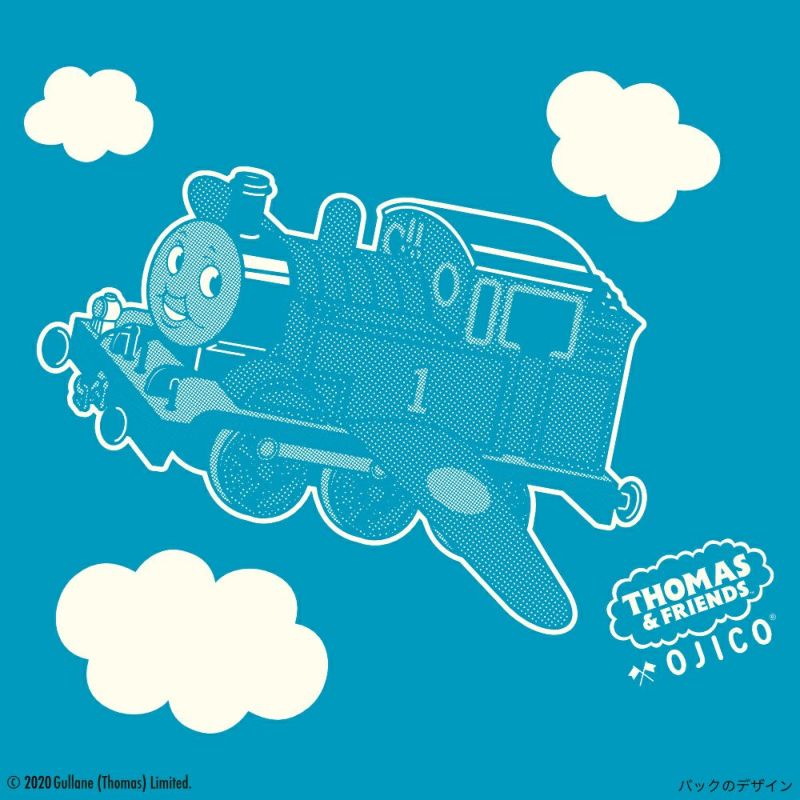 きかんしゃトーマス Ojicoコラボレーションtシャツ サイクロン トーマス 10aサイズ カラー ターコイズ Tシャツのojico