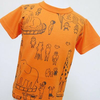 半袖tシャツ Zoo Ojico ズーオジコ 4aサイズ カラー サーモンピンク Tシャツのojico