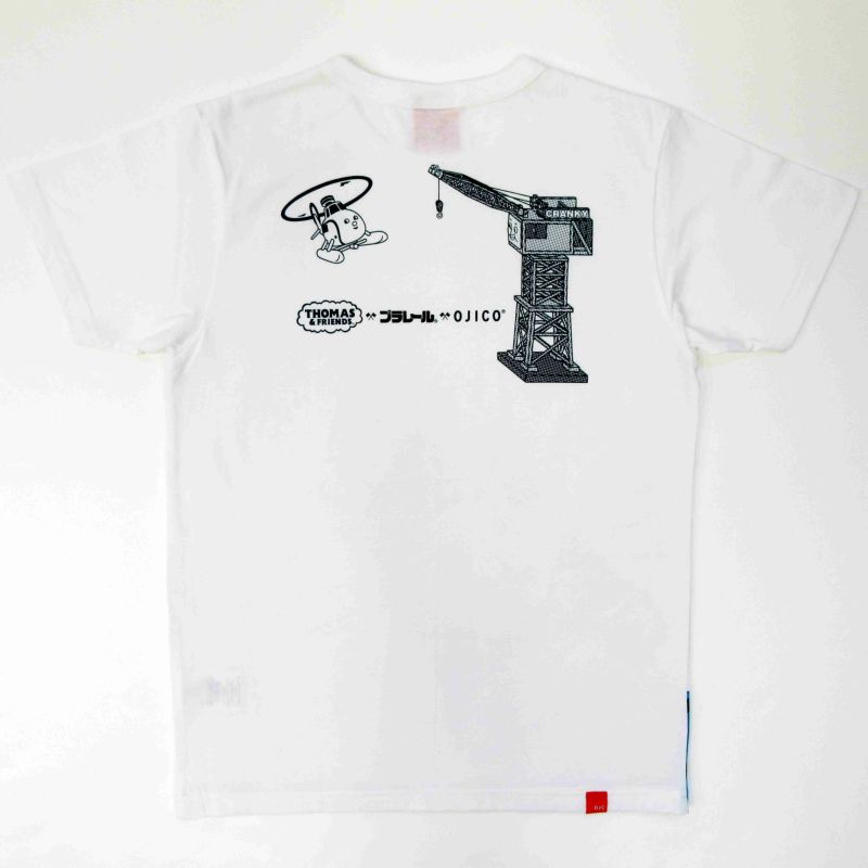 トーマス プラレール Ojicoコラボレーションtシャツ トーマス 4aサイズ カラー ホワイト Tシャツのojico トーマス プラレール Ojicoコラボレーションtシャツ トーマス 4aサイズ カラー ホワイト Tシャツのojico