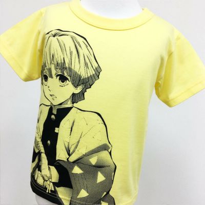 鬼滅の刃 Ojico Tシャツ 我妻善逸 12aサイズ カラー イエロー Tシャツのojico