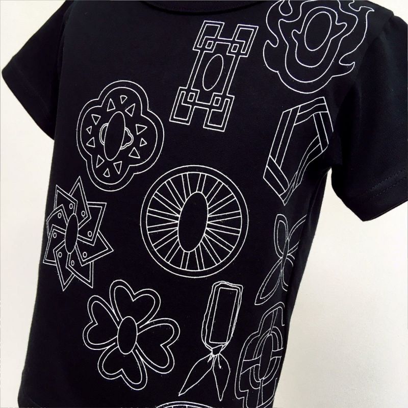鬼滅の刃 Ojico Tシャツ 鍔 12aサイズ カラー ブラック Tシャツのojico 鬼滅の刃 Ojico Tシャツ 鍔 12aサイズ カラー ブラック Tシャツのojico