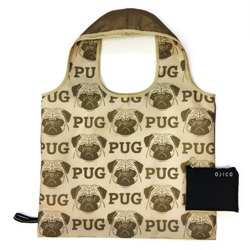 エコバッグver.02・PUG（パグ） | TシャツのOJICO