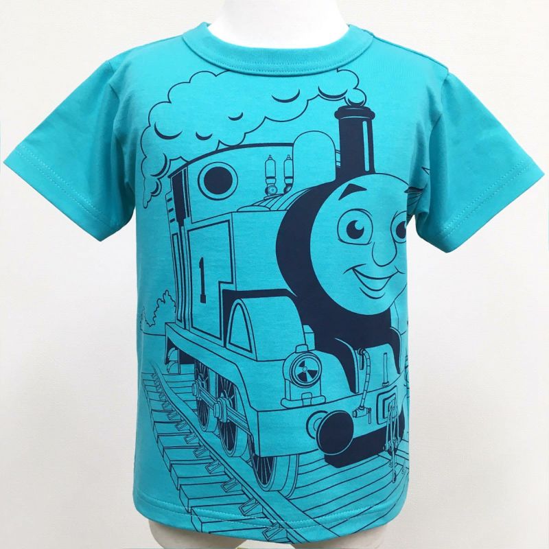 きかんしゃトーマス Ojicoコラボレーションtシャツ21 ケンジ 4aサイズ カラー ターコイズ Tシャツのojico