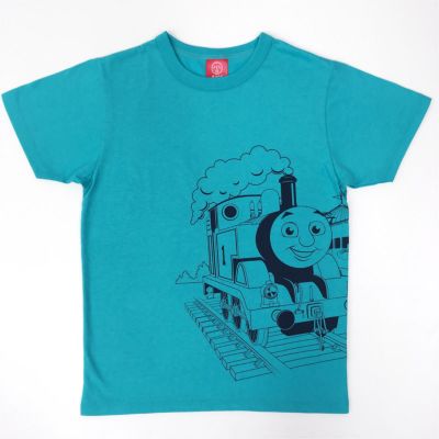 きかんしゃトーマス Ojico トーマスの絵本原画スウェット Mサイズ カラー ネイビー Tシャツのojico