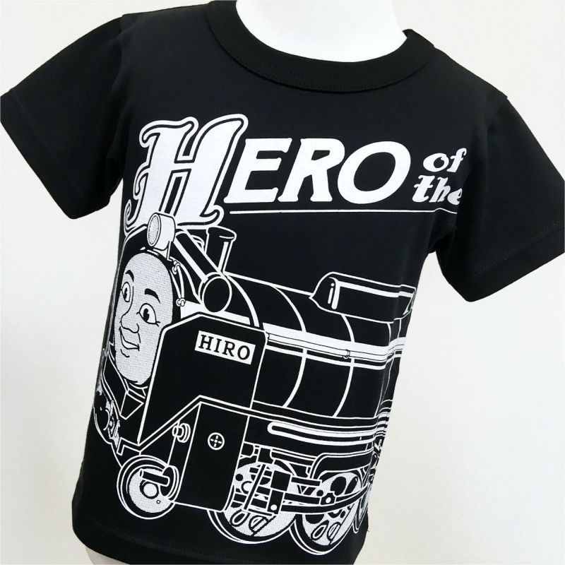 予約 半袖tシャツ きかんしゃトーマス Ojico 21 ヒロ 4aサイズ カラー ブラック Tシャツのojico