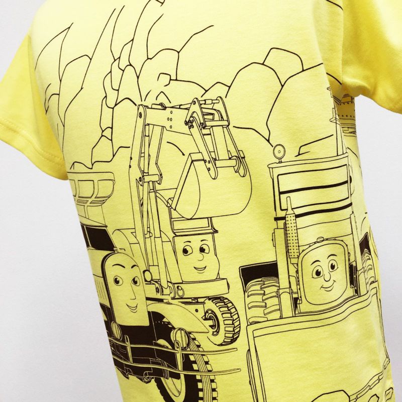 予約 半袖tシャツ きかんしゃトーマス Ojico 21 工事中 4aサイズ カラー イエロー Tシャツのojico 予約 半袖tシャツ きかんしゃトーマス Ojico 21 工事中 4aサイズ カラー イエロー Tシャツのojico