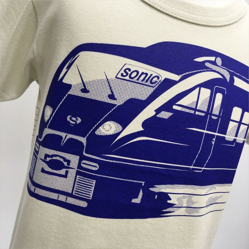 特急ソニック×OJICO Tシャツ 4Aサイズ・カラー/グレージュ