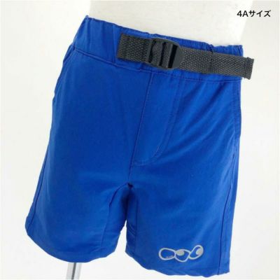 BLACK OJICOナイロンストレッチハーフパンツ「ブルーインパルスボーダー」