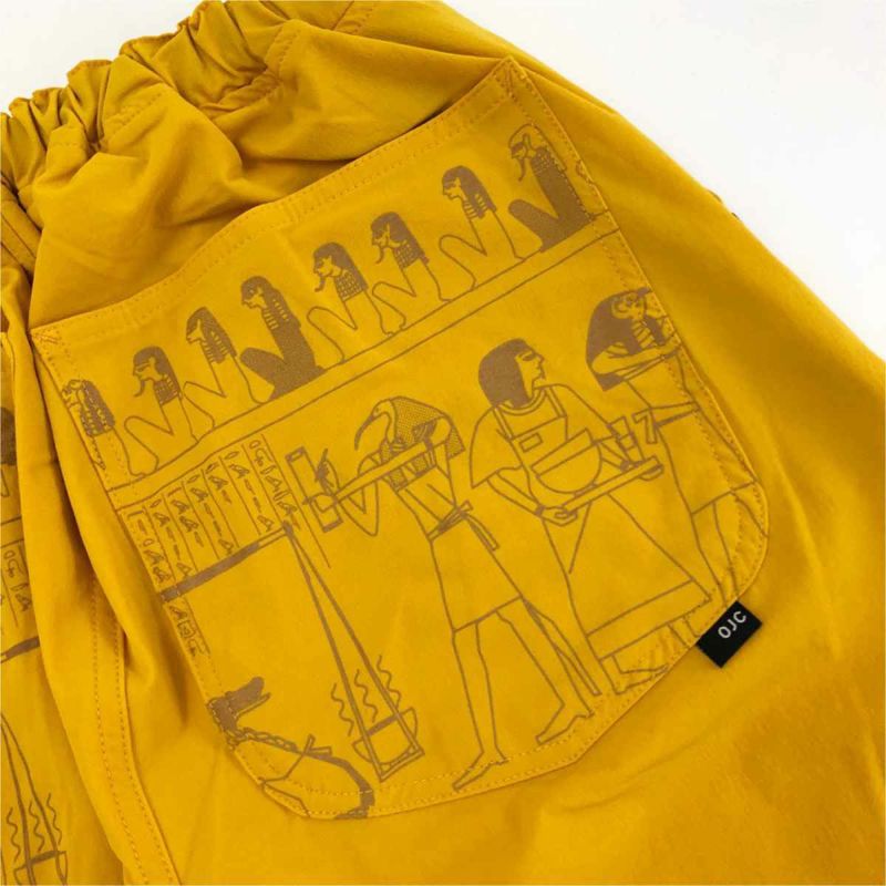 う　古布リメイク　ゆったりエッグパンツ　freeサイズ フリーサイズパンツ「ANCIENT EGYPT」（古代エジプト） | T