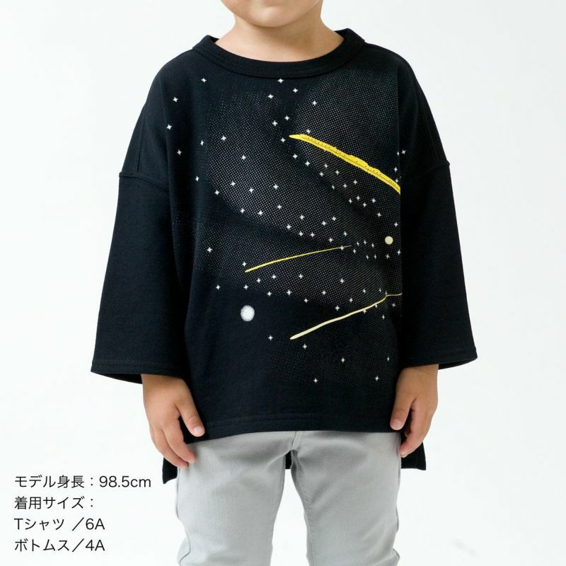 七分袖Tシャツ（ミニ裏毛）「SPACE DOCTOR」（スペースドクター） | T