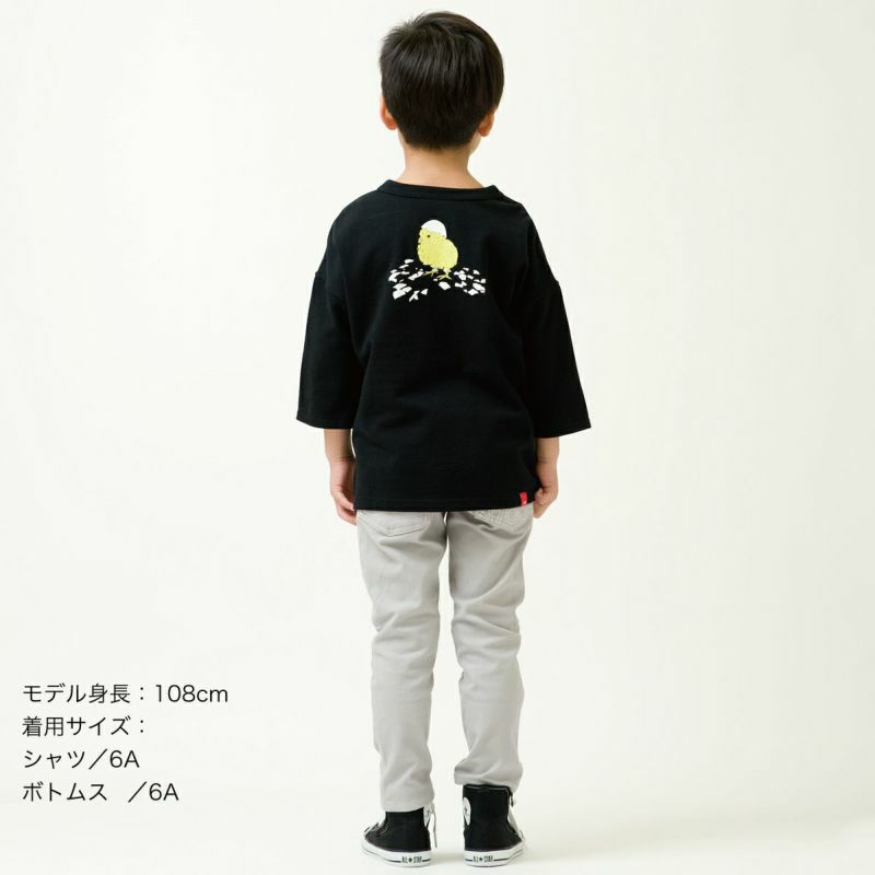 七分袖Tシャツ（ミニ裏毛）「CaCO3」 | TシャツのOJICO