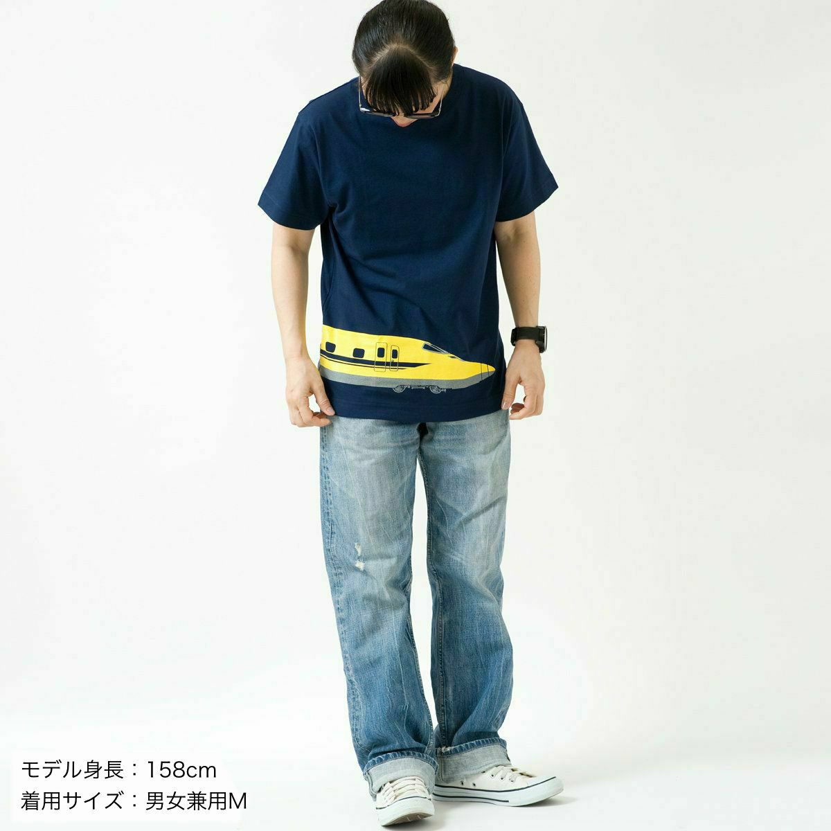 半袖Tシャツ「COUPLING Dr.」（カップリング・ドクター）大人サイズ着用画像・前