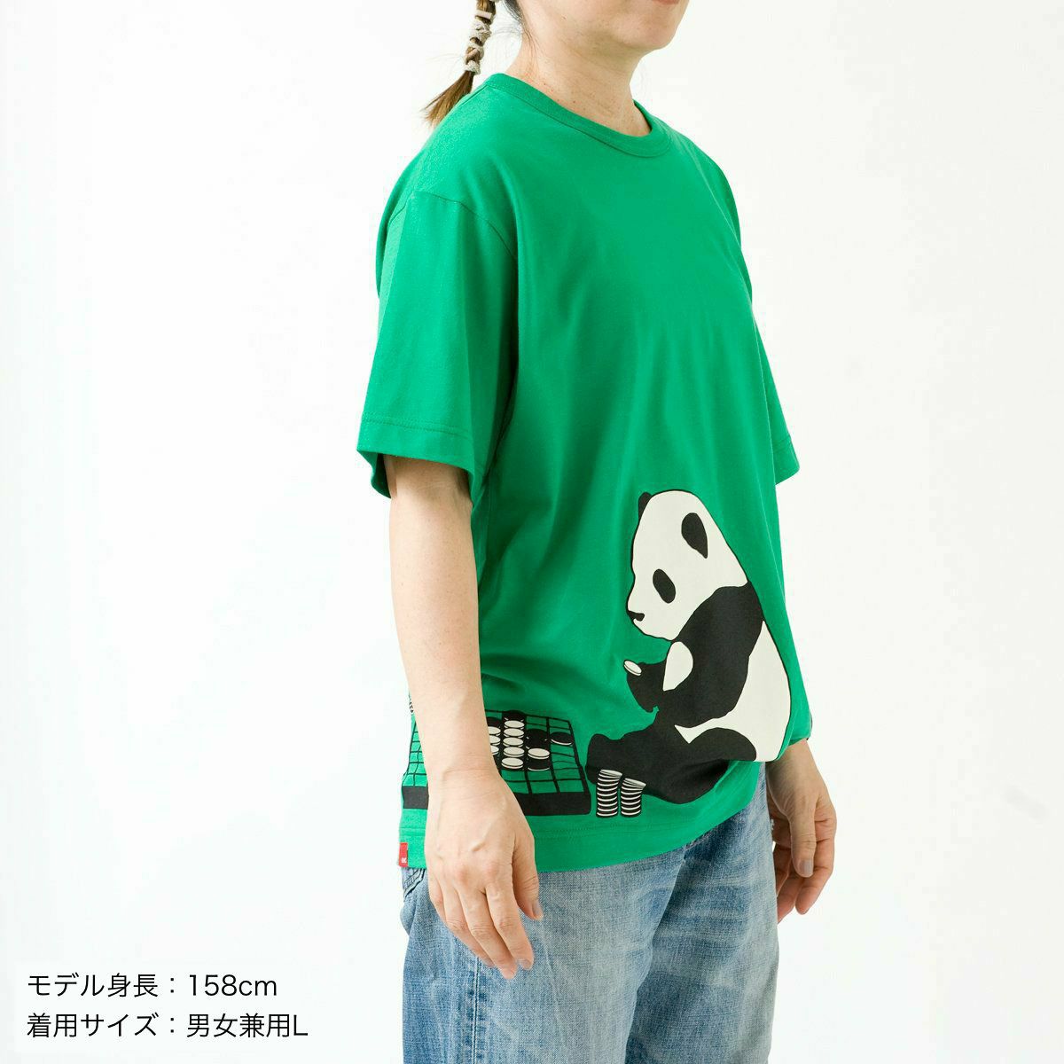 半袖Tシャツ「REVERSI」（リバーシ）大人サイズ着用画像・前