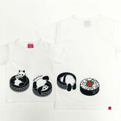 半袖Tシャツ「FUTOMAKI PANDA」（ふとまきパンダ）