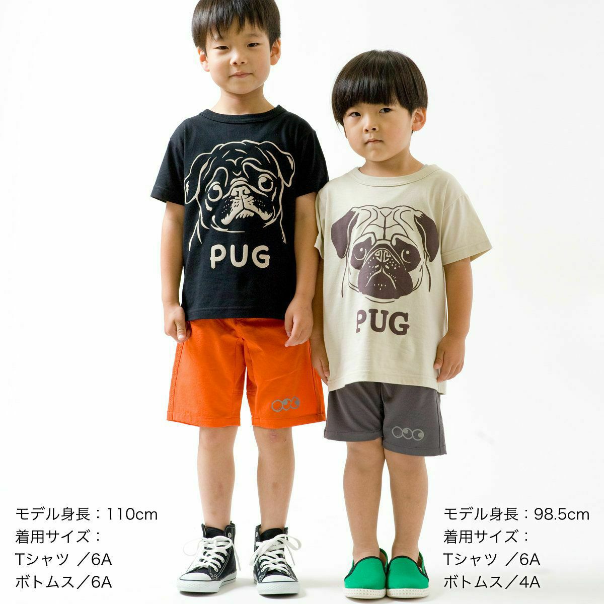 半袖Tシャツ「PUG」（パグ） | TシャツのOJICO 