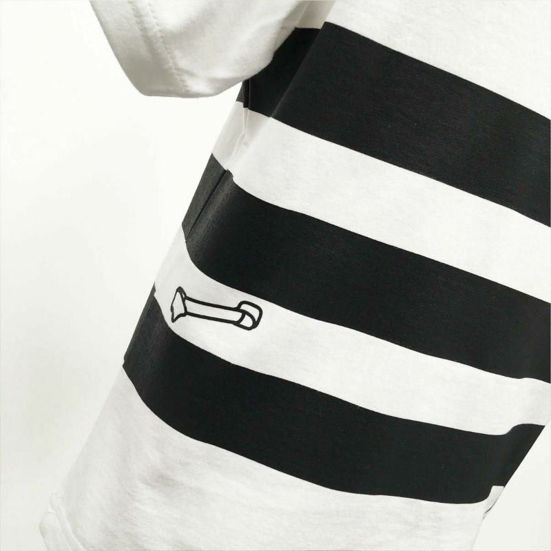 おじこ 半袖Tシャツ「BOR-DACHSHUND」（ボーダーックスフント） | T