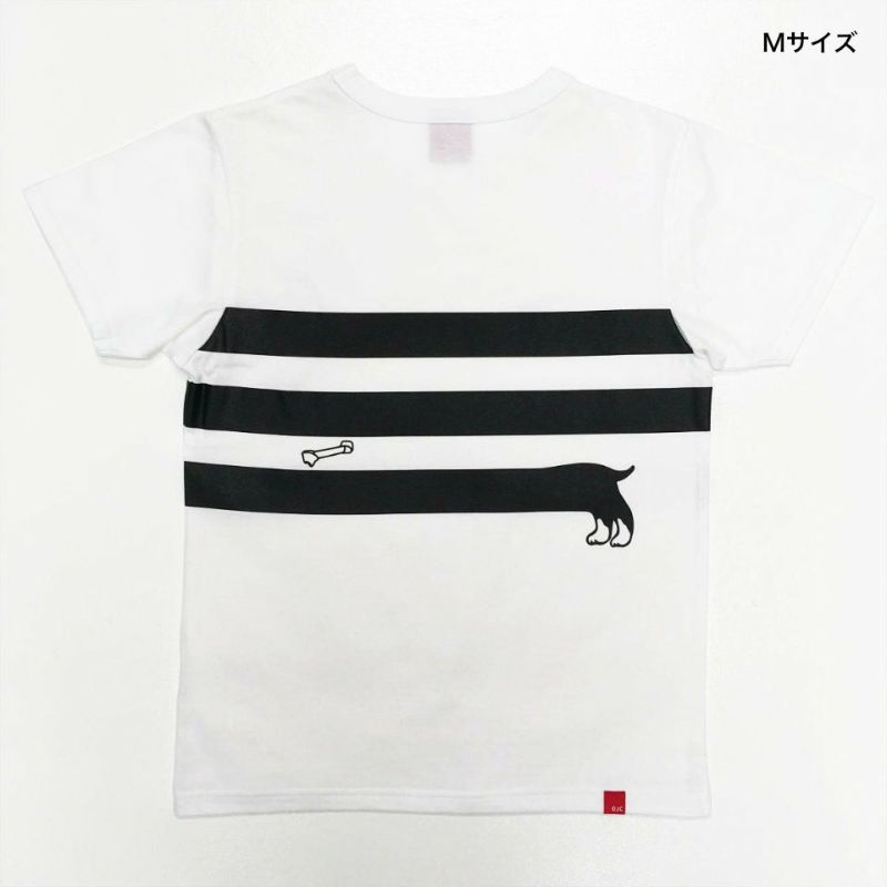 半袖Tシャツ「BOR-DACHSHUND」（ボーダーックスフント） | T