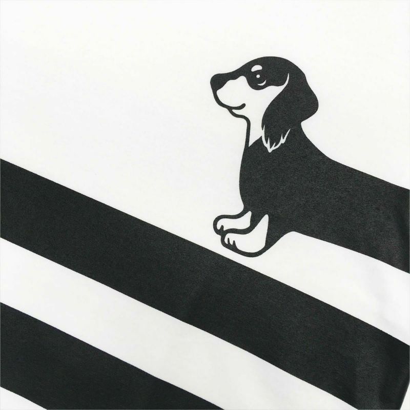 半袖Tシャツ「BOR-DACHSHUND」（ボーダーックスフント） | T
