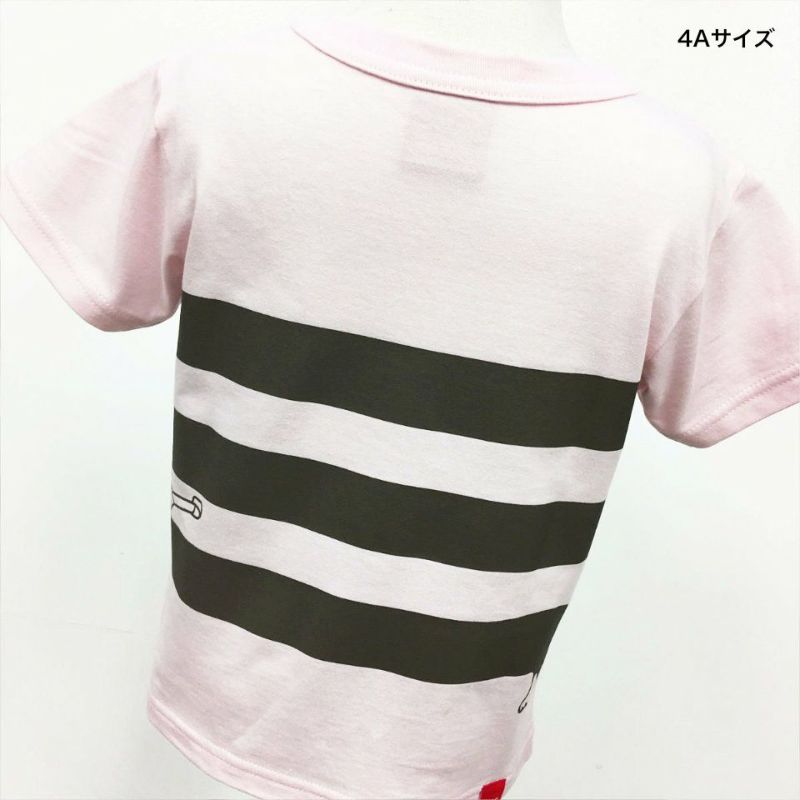 DOG柄ワンポイントTシャツ&ロングパンツ　ダックス 半袖Tシャツ「BOR-DACHSHUND」（ボーダーックスフント） | T