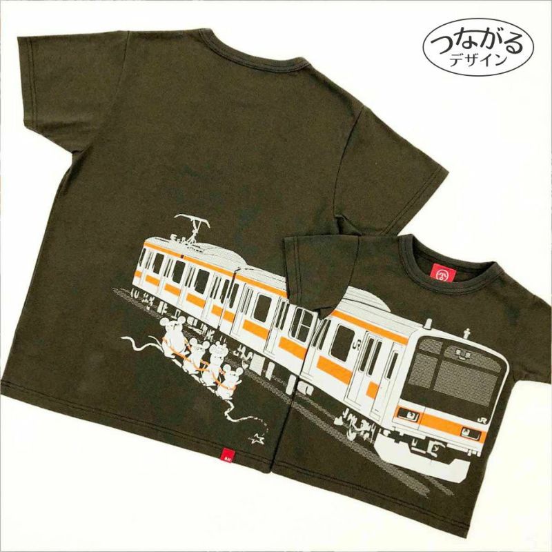 半袖Tシャツ 中央線×OJICO「電車ごっこ」 | TシャツのOJICO