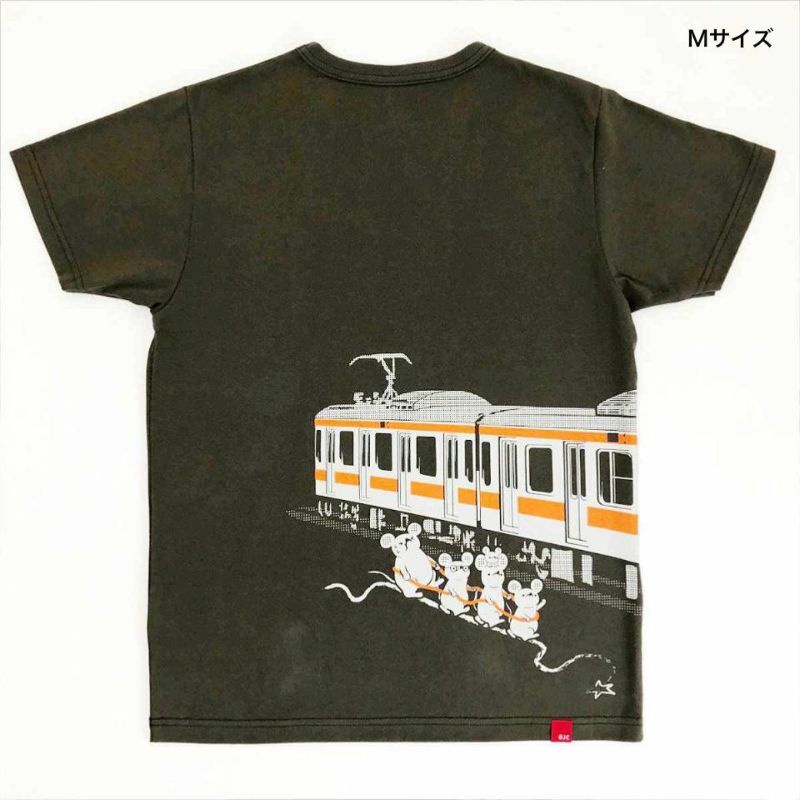 オジコ 動物電車TシャツM - トップス