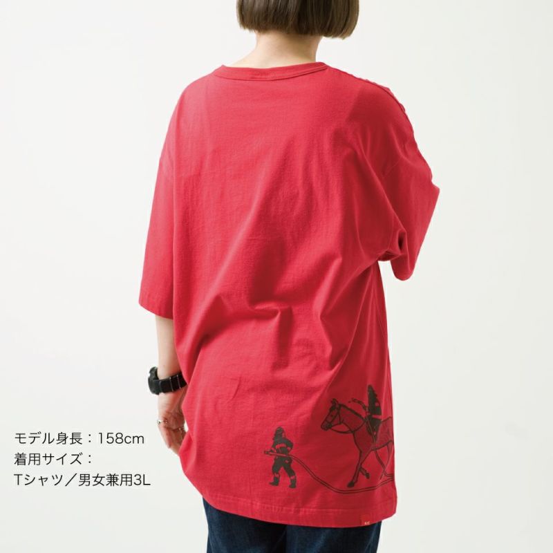 半袖Tシャツ「FIRE FIGHTERS2」（ファイヤーファイターズ２）大人サイズ着用画像・後ろ