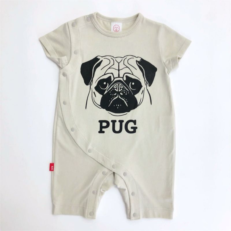 前開きロンパース「PUG」（パグ） | TシャツのOJICO
