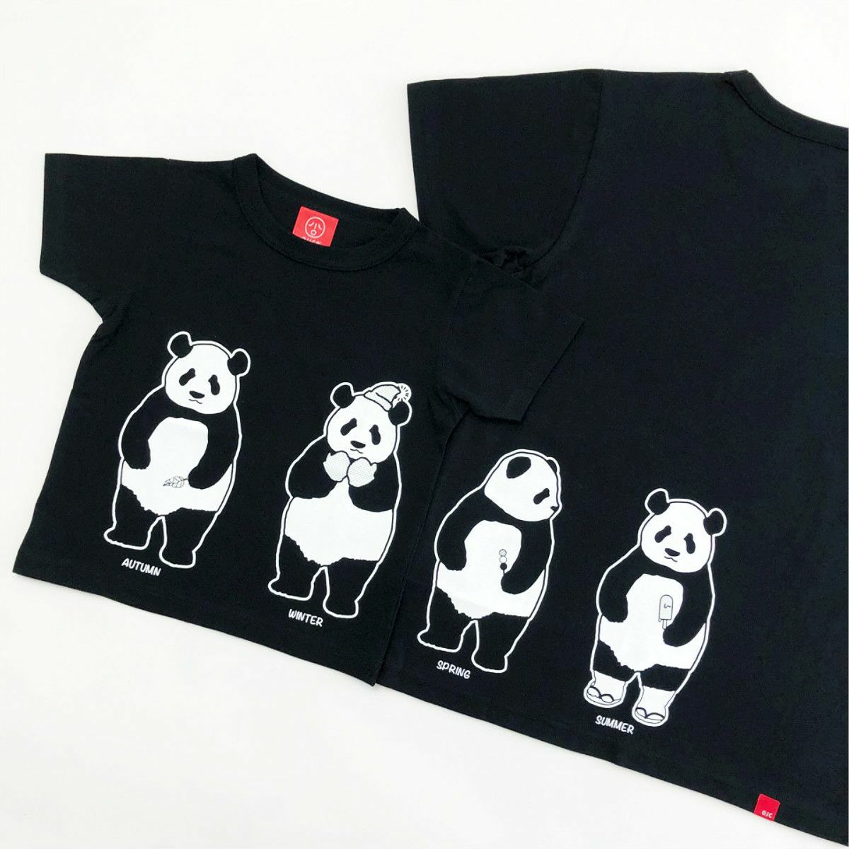 半袖Tシャツ「TANPANDA」（短パンだ）つながる写真