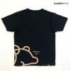 半袖Tシャツリラックマ×OJICOおとなサイズ後ろ写真ブラック