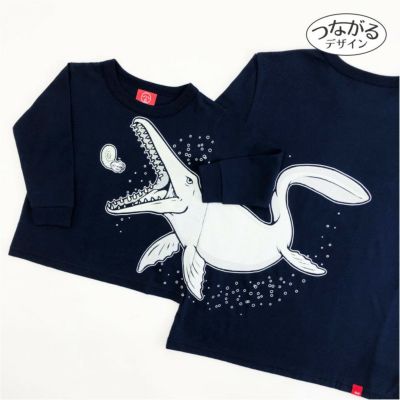 長袖Tシャツ（袖口リブ）「MOSASAURUS」（モササウルス）
