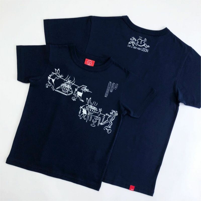 半袖Tシャツ「鳥獣GIGA盛りUDON」（鳥獣ギガ盛りうどん） | TシャツのOJICO