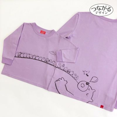 長袖Tシャツ（袖口リブ）「SHIMAENAGA」（シマエナガ）
