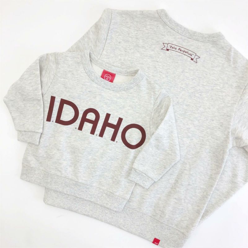 「IDAHO」（アイダホ）のこどもとおとなサイズ写真杢アイボリー