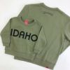 「IDAHO」（アイダホ）のこどもとおとなサイズ写真オリーブ