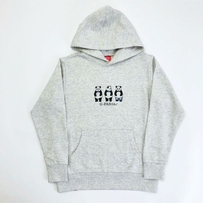 オジコ　G-PANDA パンダデザイン パーカー Sサイズ グレー パーカ「G-PANDA」（Gパンだ） | TシャツのOJICO