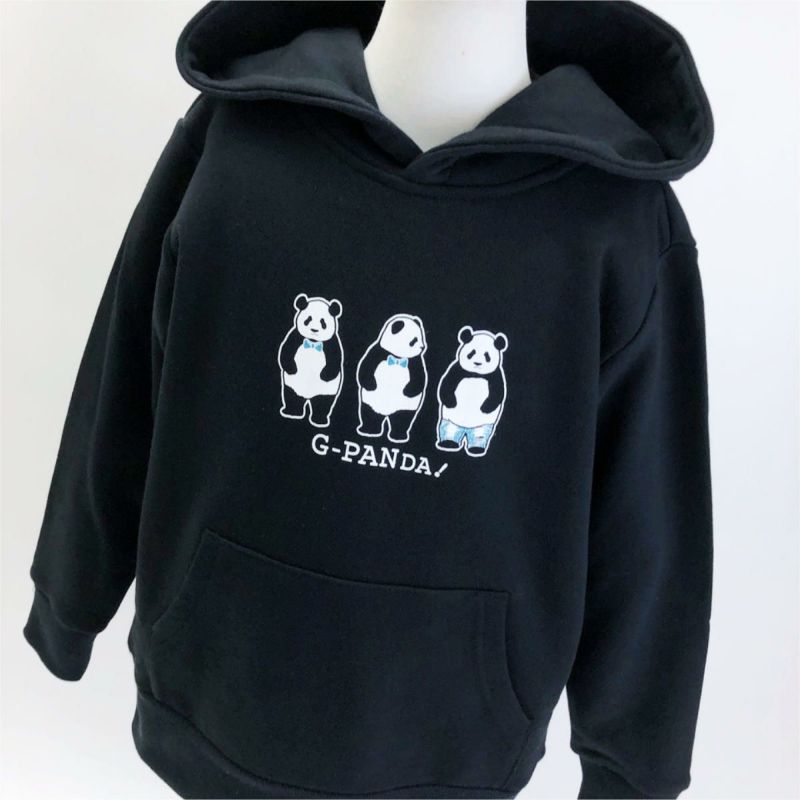 オジコ　G-PANDA パンダデザイン パーカー Sサイズ グレー パーカ「G-PANDA」（Gパンだ） | TシャツのOJICO