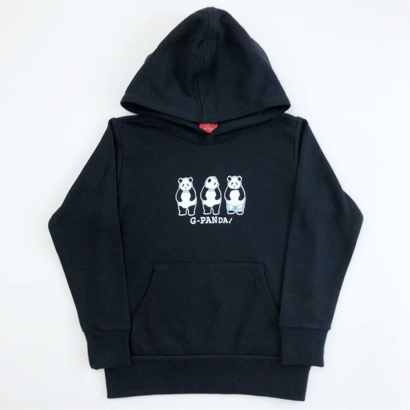オジコ　G-PANDA パンダデザイン パーカー Sサイズ グレー パーカ「G-PANDA」（Gパンだ） | TシャツのOJICO