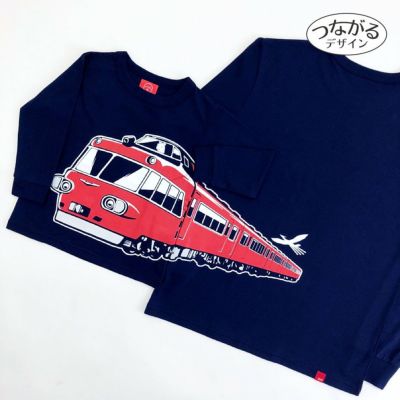 長袖Tシャツ（袖口リブ）名鉄パノラマカー×OJICO「フェニックス」