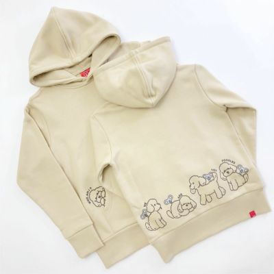 パーカ「TOY POODLE」（トイプードル）