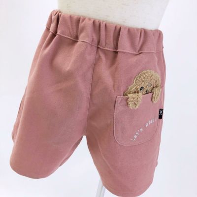 プリーツキュロットパンツ「トイプードル」