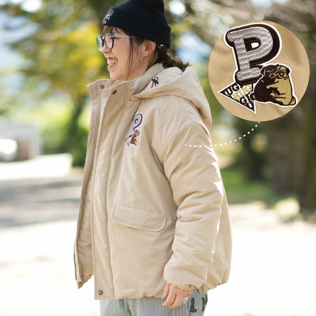 サイドジップ中綿アウター「PUG」(パグ) | TシャツのOJICO サイドジップ中綿アウター「PUG」(パグ) | TシャツのOJICO