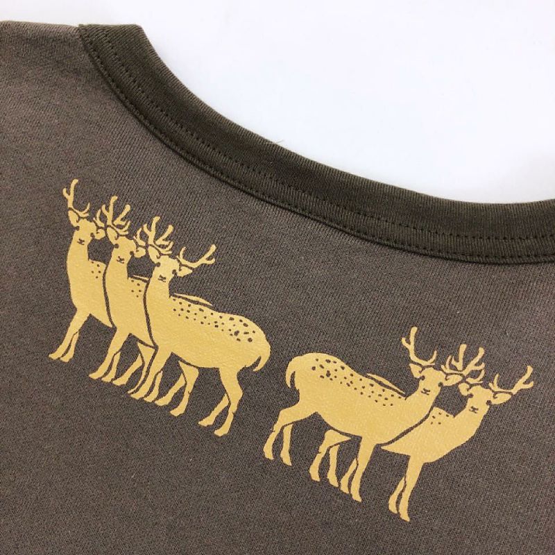 russet 日本製　ミ二裏毛Tシャツ 白 russet 日本製 ミ二裏毛Tシャツ 白