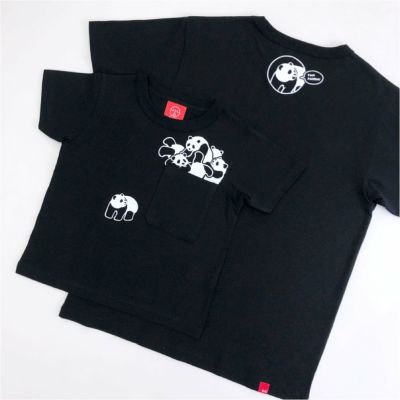 半袖Tシャツ「PANPANDA」（ぱんぱんだ）