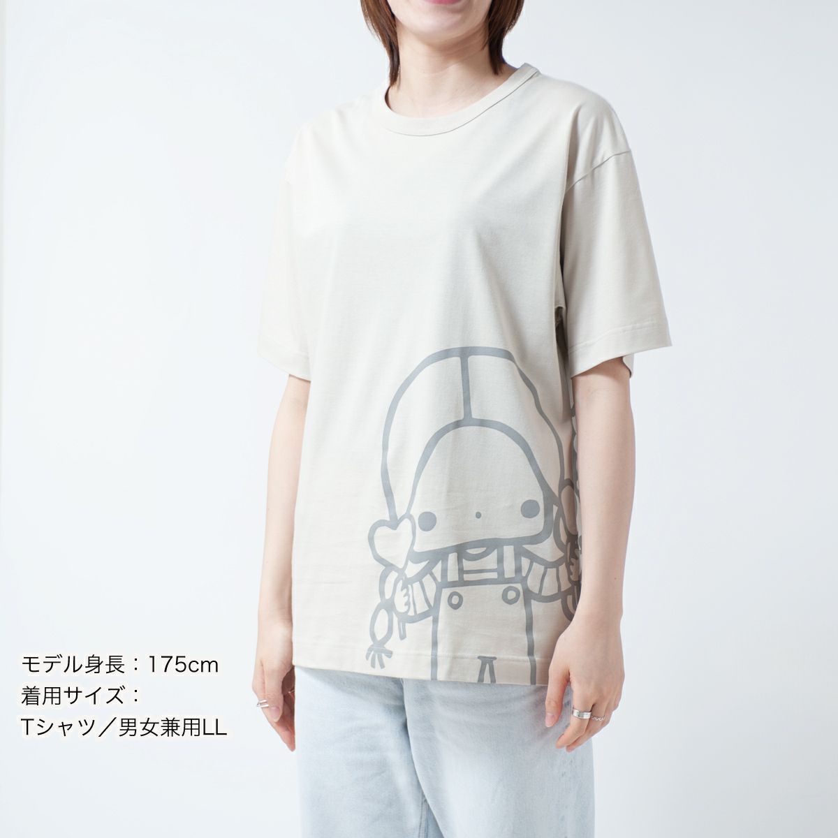 半袖Tシャツ パティ＆ジミー×OJICO 大人サイズ着用画像・前